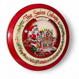 The Swiss Colony 1980’s Decorative Tin